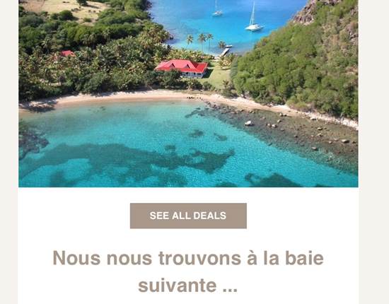 nous nous trouvons à la baie suivante