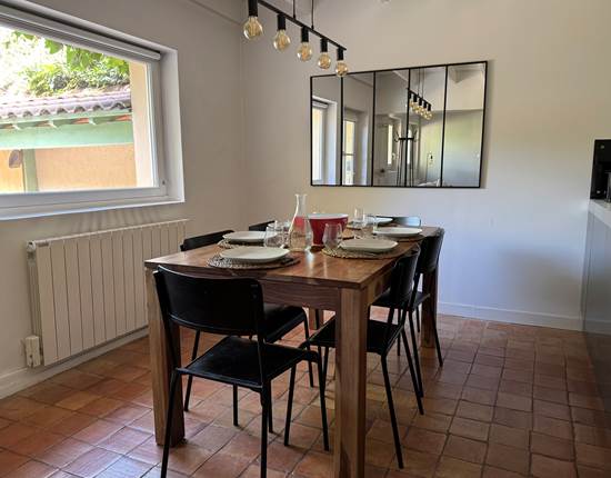 La partie "Salle à Manger" (table 6 personnes)