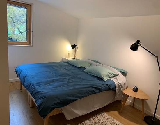 Chambre Culd de chien lit