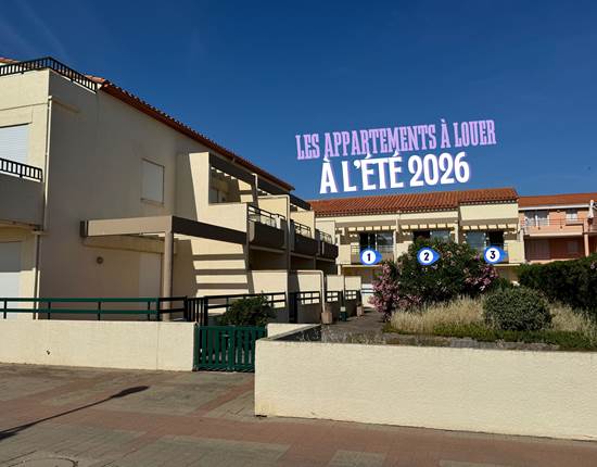 3 appartements front de mer en 2026