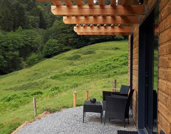 Hameau les 3 châtaignes ; chalet ruisseau 3