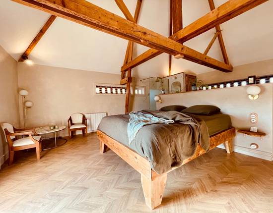 Chambre sous la charpente
