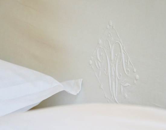 Détail dans la chambre d'hôtes Verveine à la Rougeanne à Carcassonne, Canal du Midi en Pays Cathare