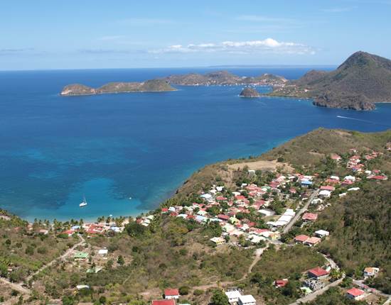 vue au dessus de COCO D'ILES