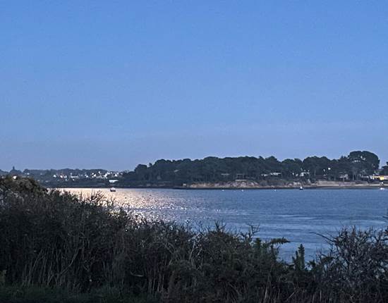 Reflets de la lune sur le Golfe