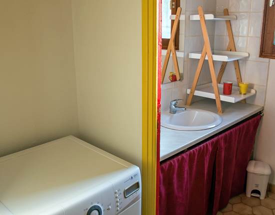 Gîte LAVANDE espace salle de bain