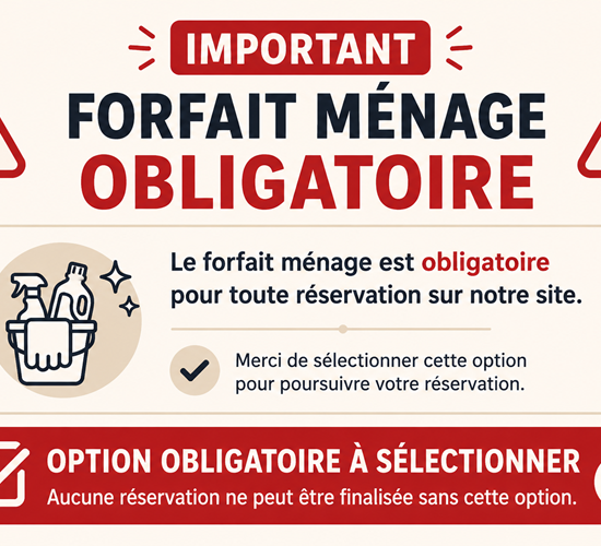 forfait menage obligatoire