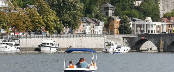 Bateau sans permis - Les Capitaineries de Namur