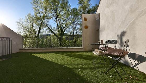 Terrasse de 30 m² avec vue sur le Rhône