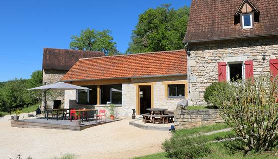Grand gite terrasse proche Figeac