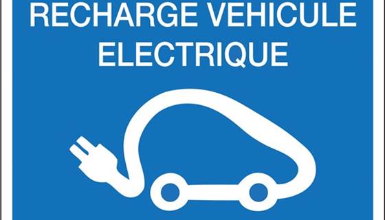 pancarte charge vehicule electrique