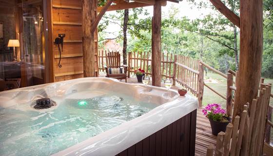 Spa Privatif 35° - Cabane MELEZE
