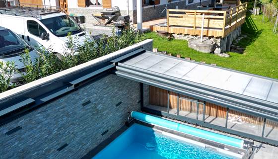 vue maison piscine