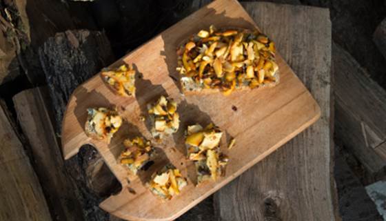 toast aux champignons