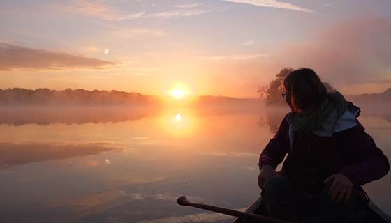 Etang lever soleil