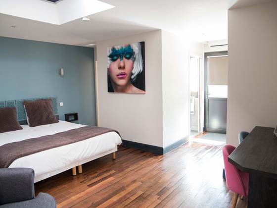 Chambre supérieure avec terrasse du logement 3.