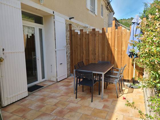 Les gîtes de Moussan - Montbrun Les Bains - Terrasse - gîte 3