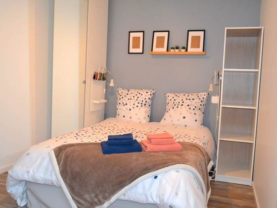 Residence des 3 îles_Etables-sur-mer_Brehat_Lit 140 cm