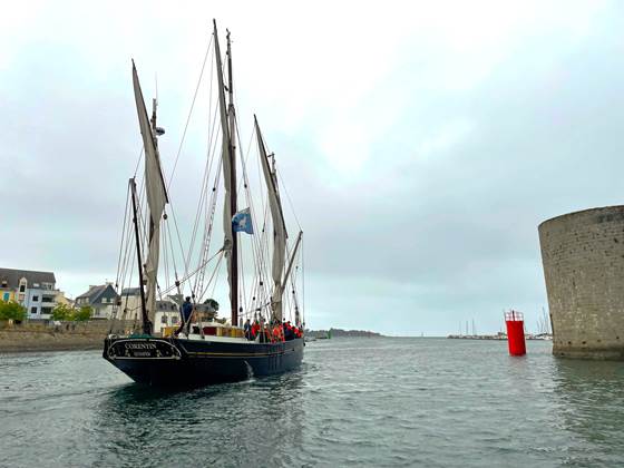 Corentin prend le large