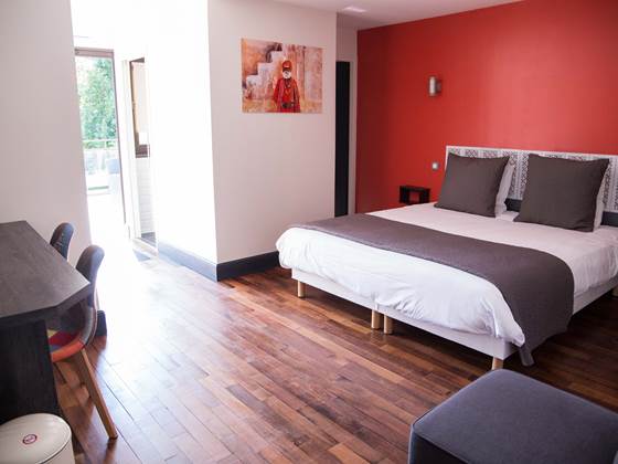 Chambre supérieure avec terrasse du logement 4.