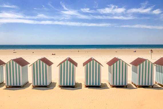 plage cabines st jean de monts vendée