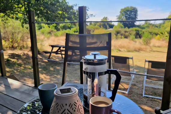 Le Ranch Camping - Safari 2, Terrace