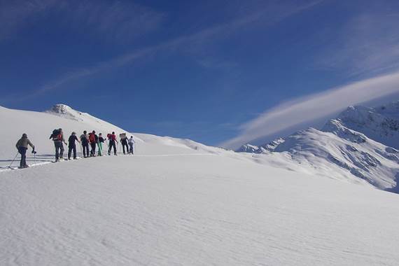 Randonnée hivernale sur les crêtes du Hautacam