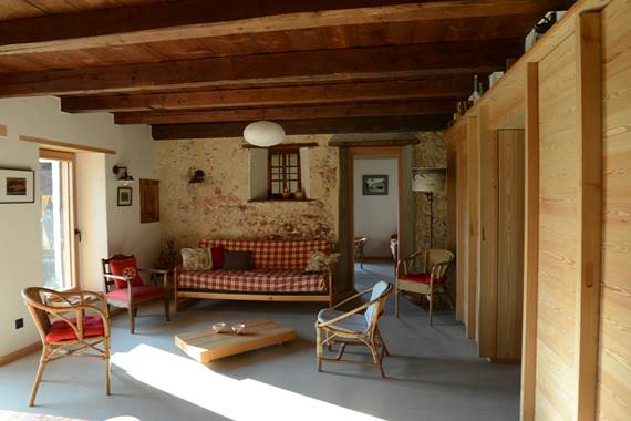 Espace Diamant, Crest Voland, Chalet des Molliettes, Appartement Saint Bernard (salon)