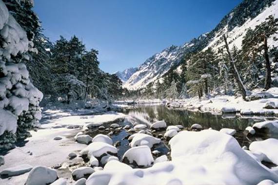 Plateau du Clot sous la neige