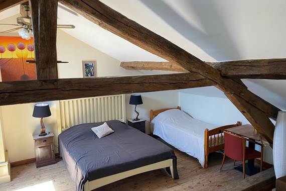 Photo de la Chambre Champagne - Chambres d'hôtes La Grange Richard à Dinsac