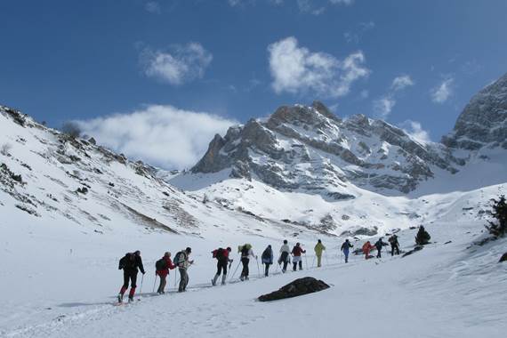 Randonnée hivernale aux Espuguettes de Gavarnie