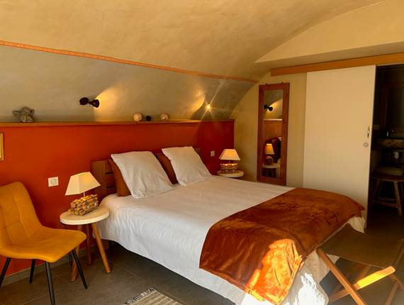 la calade chambres d'hotes et espace bien être ardèche chambre terracotta