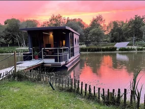 coucher de soleil ecolodge charles ashton