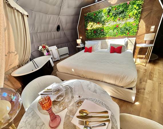 Espace romantique et optimisé