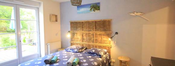 1ère chambre gîte Boucan Canot