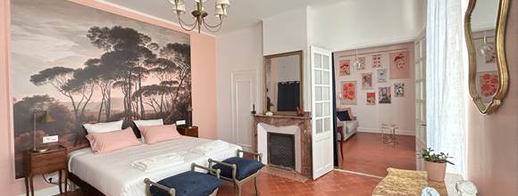 Domaine de Lanis Castelnaudary Maison Hotes Chambre Hibiscus  vue