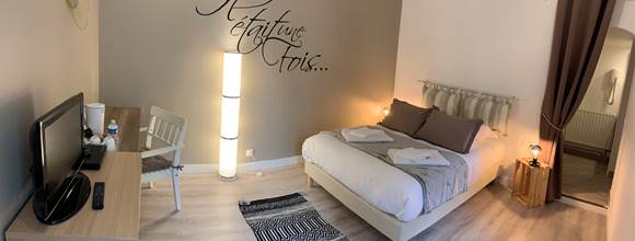Chambre double RDC Accès Jardin