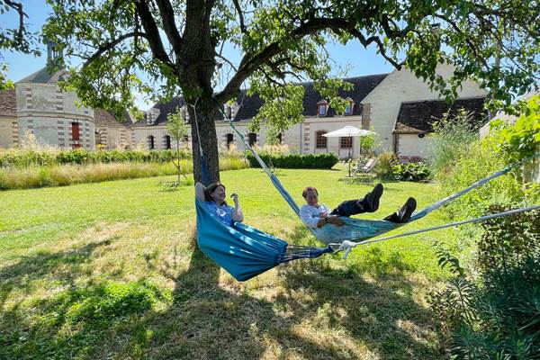 hamacs sous le poirier