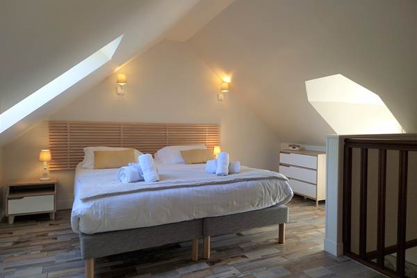 Harmony-Chambre 1 ouverte en mezzanine