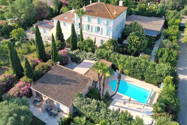 Vue aérienne domaine