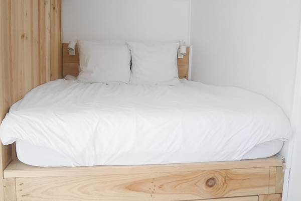 Les Sapins : lit surélevé