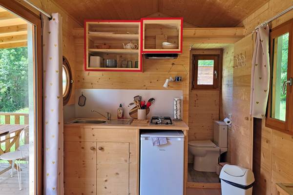Tiny house Eglantine cuisine