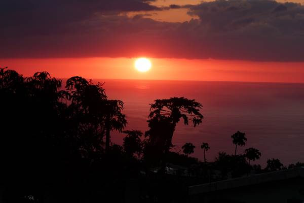 L'Orée du Maïdo - vue coucher de soleil