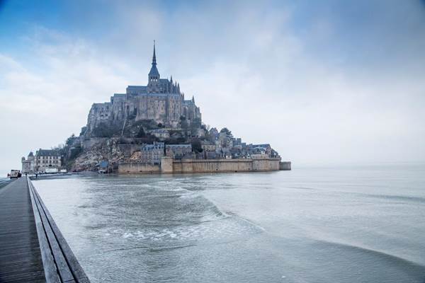 grande marée au mont