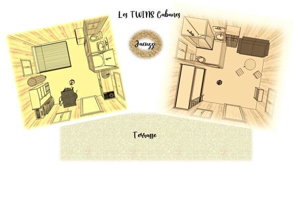 Les Twins Cabanes