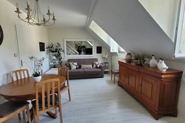 séjour lumineux - appartement Lucheron