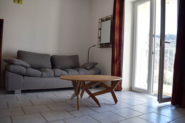 Les gîtes de Moussan - Montbrun Les Bains - coin salon - RDC - gîte 2