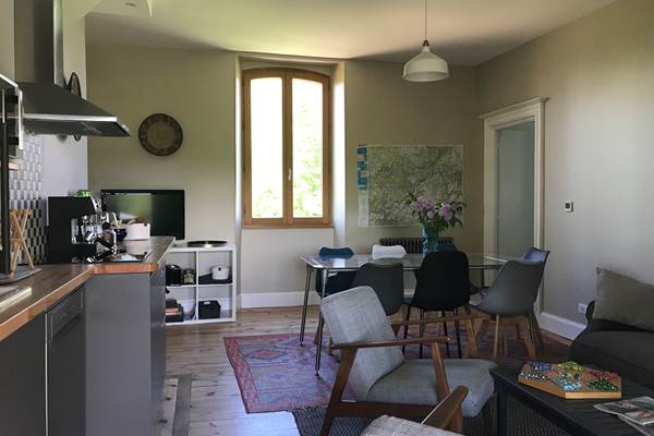 La cuisine salon commune