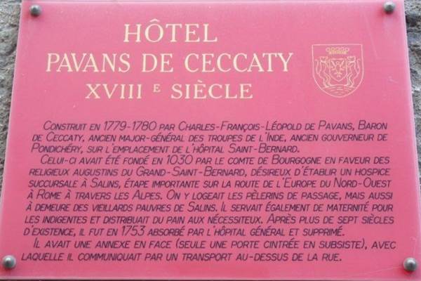 L'hôtel particulier "Pavans de Ceccaty"