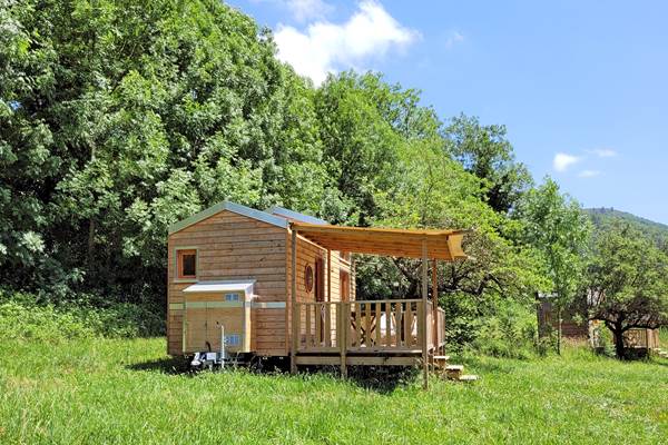 Tiny house Eglantine extérieur terrasse